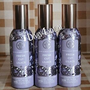 3X Bath & Body Works FRESH CUT LILACS Concentrated Room Sprays